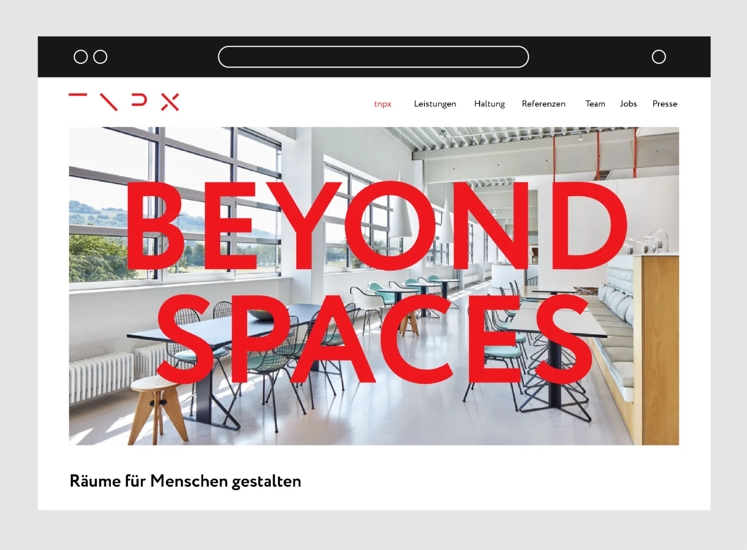 Corporate Design TNPX Leipzig Website